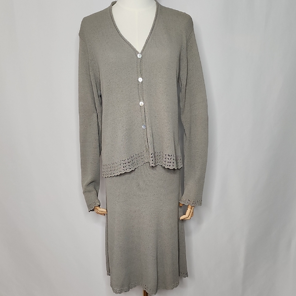 Margaret O'Leary Gray Skirt Set
